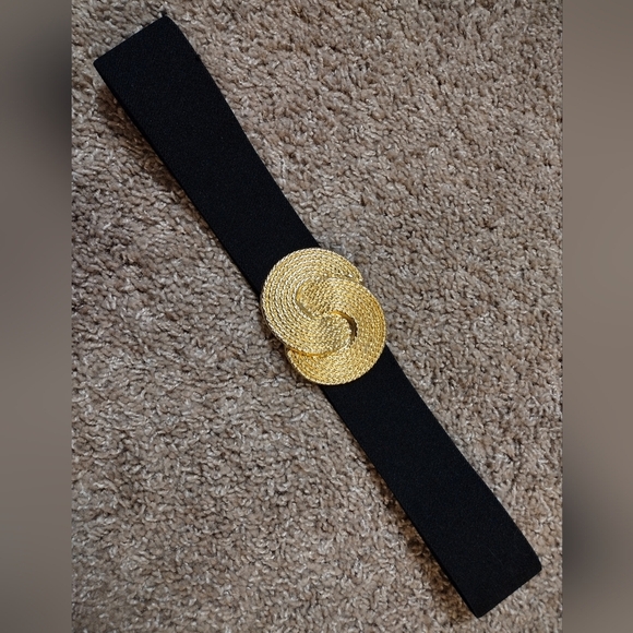 Nan Lewis Vintage Elastic Stretch Belt - Picture 7 of 9